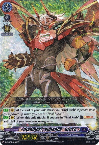 Diabolos, "Violence" Bruce (RRR Foil)