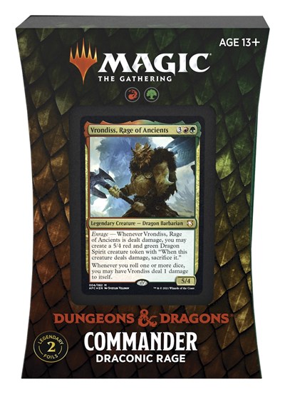 Adventures in the Forgotten Realms - Draconic Rage Commander Deck