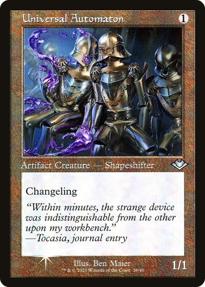 Universal Automaton (Retro Frame) (Foil Etched)