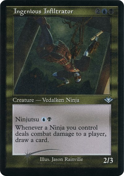 Ingenious Infiltrator (Retro Frame) (Foil Etched)