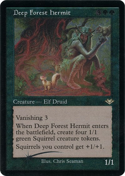 Deep Forest Hermit (Retro Frame) (Foil Etched)