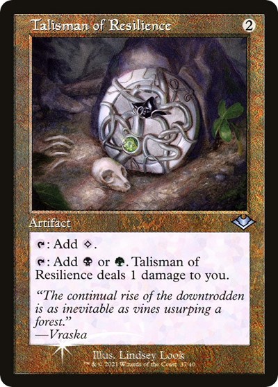 Talisman of Resilience (Retro Frame)