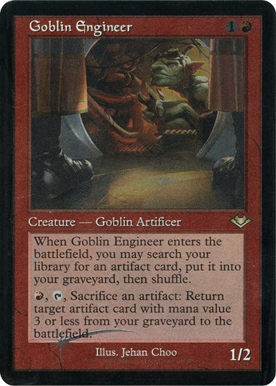 Goblin Engineer (Retro Frame) (Foil Etched)