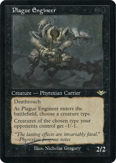 Plague Engineer (Retro Frame) (Foil Etched)