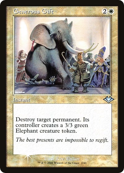Generous Gift (Retro Frame)
