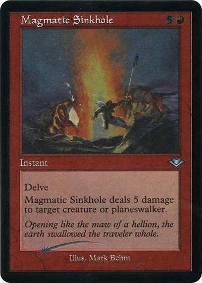 Magmatic Sinkhole (Retro Frame) (Foil Etched)