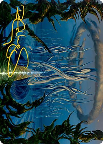 Tanglepool Bridge Art Card (Gold-Stamped Signature)