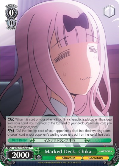 Marked Deck, Chika