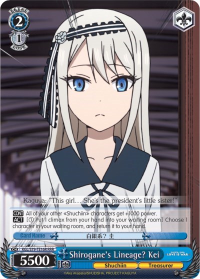 Shirogane's Lineage? Kei (RRR)
