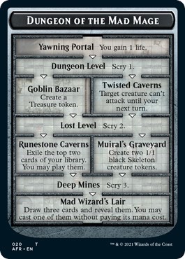Dungeon of the Mad Mage // Goblin Double-Sided Token