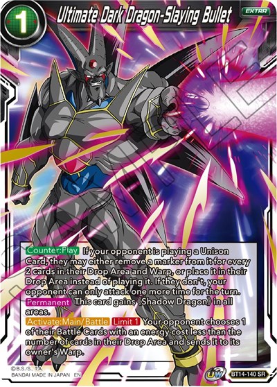Ultimate Dark Dragon-Slaying Bullet