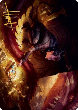 Hoard Robber Art Card (Gold-Stamped Signature)