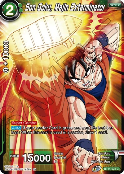 Son Goku, Majin Exterminator