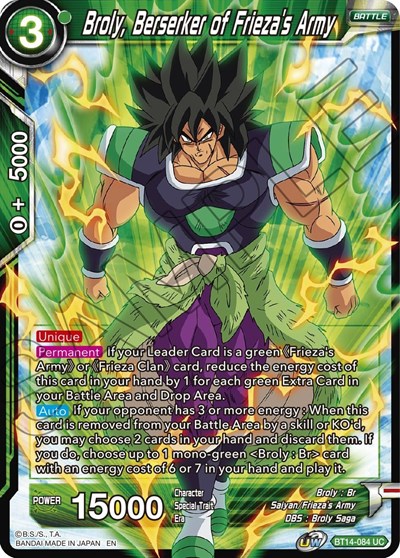 Broly, Berserker of Frieza's Army