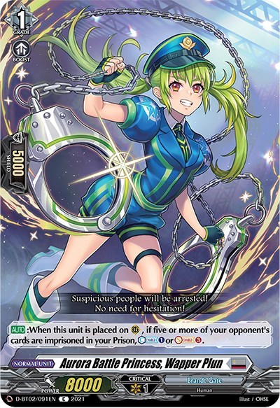 Aurora Battle Princess, Wapper Plun