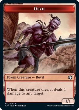 Devil // Emblem - Mordenkainen Double-Sided Token