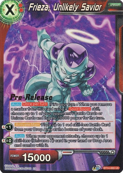 Frieza, Unlikely Savior