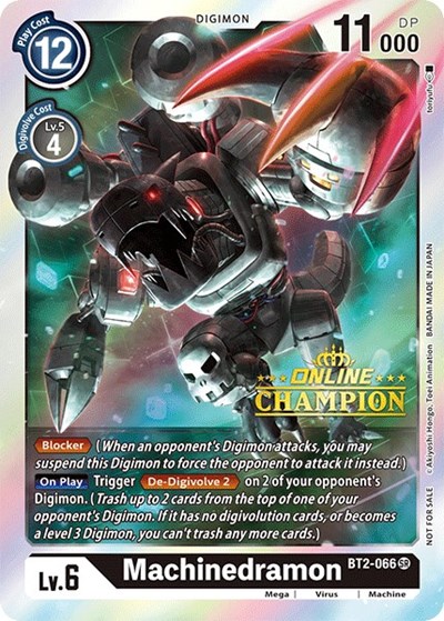 Machinedramon - BT2-066 (2021 Championship Online Regional) [Online Champion]