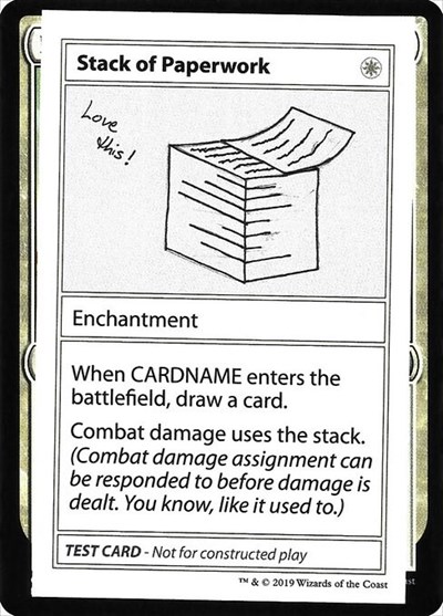 Stack of Paperwork (No PW Symbol)
