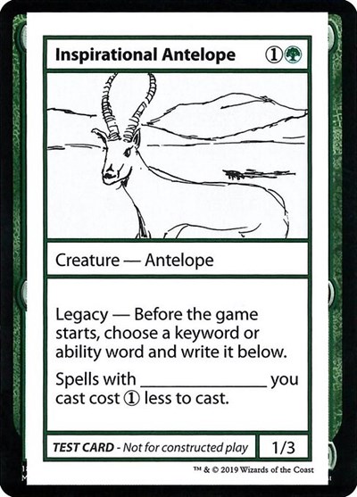 Inspirational Antelope (No PW Symbol)