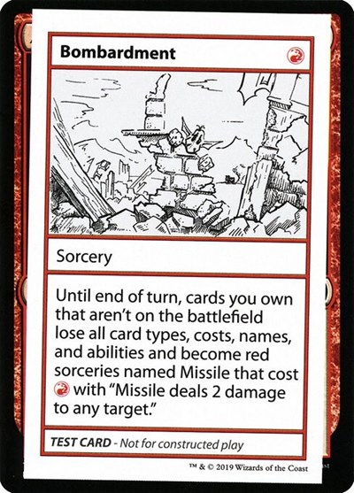Bombardment (No PW Symbol)