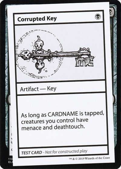 Corrupted Key (No PW Symbol)