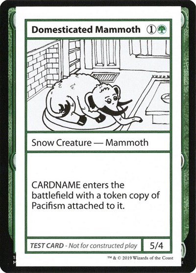 Domesticated Mammoth (No PW Symbol)