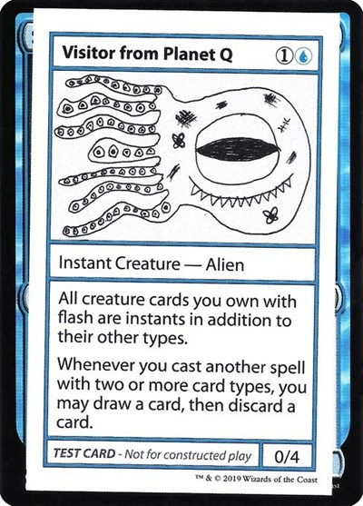 Visitor from Planet Q (No PW Symbol)