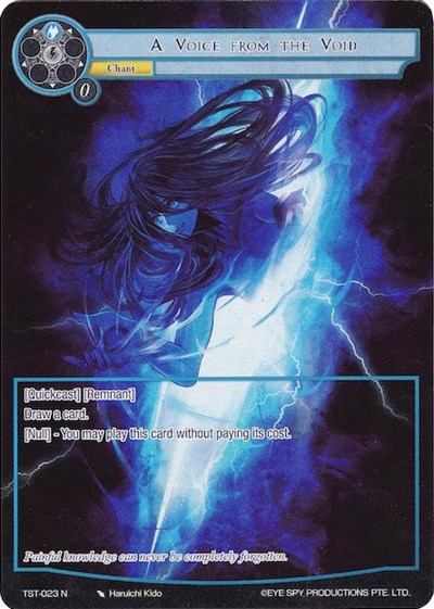 A Voice from the Void (Full Art)
