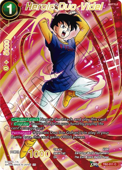 Heroic Duo Videl (Alternate Art)
