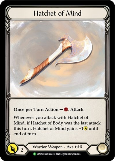 Hatchet of Mind - LGS050