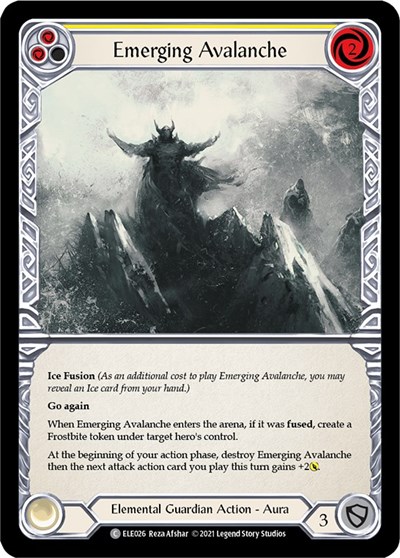 Emerging Avalanche (Yellow)