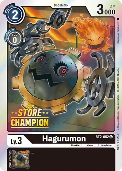 Hagurumon - BT2-052 (Store Champion)