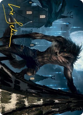 Stalking Predator Art Card (Gold-Stamped Signature)