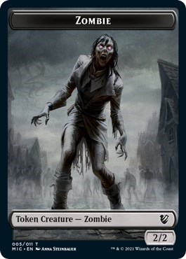 Zombie (005 MIC) // Zombie (005 MID) Double-Sided Token