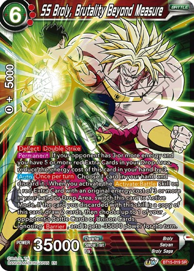 SS Broly, Brutality Beyond Measure