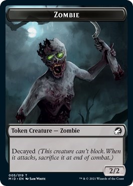 Zombie (005) // Vampire Double-Sided Token