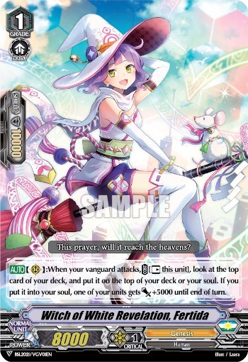 Witch of White Revelation, Fertida