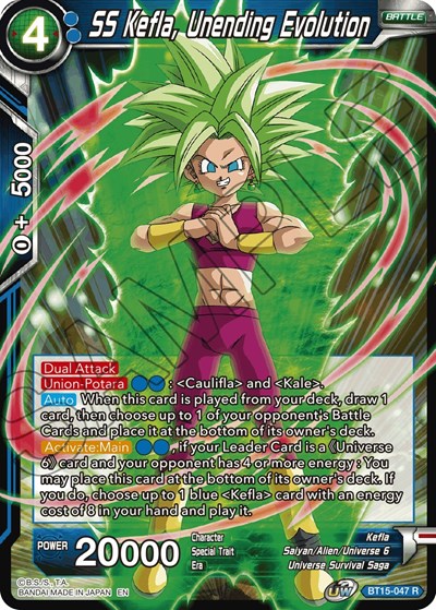SS Kefla, Unending Evolution