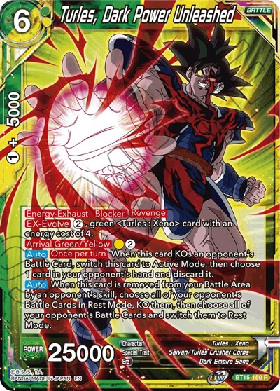 Turles, Dark Power Unleashed
