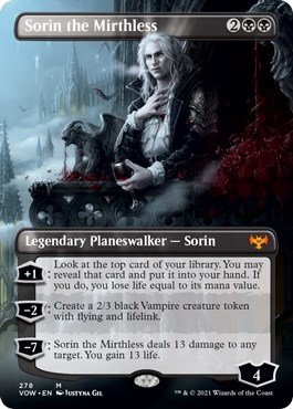 Sorin the Mirthless (Borderless)