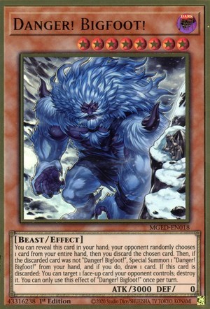 Danger! Bigfoot! (Alternate Art)
