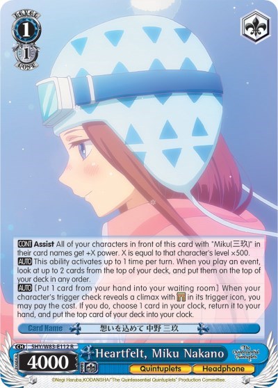 Heartfelt, Miku Nakano