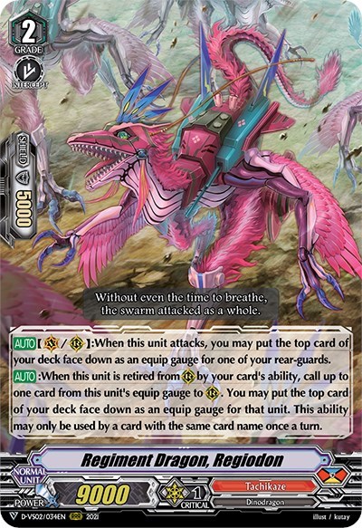 Regiment Dragon, Regiodon