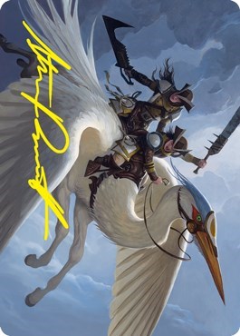 Gryffwing Cavalry Art Card (Gold-Stamped Signature)