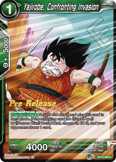 Yajirobe, Confronting Invasion