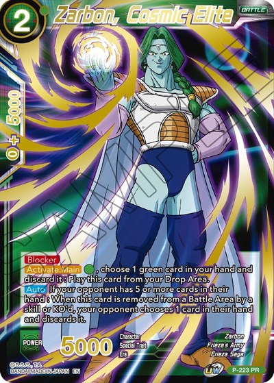 Zarbon, Cosmic Elite (Gold Stamped)