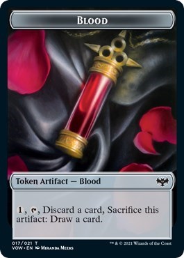 Blood // Zombie (005) Double-Sided Token