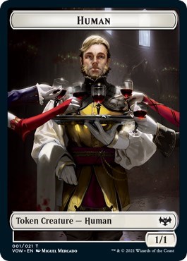 Human (001) // Zombie (005) Double-Sided Token