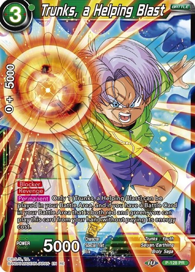 Trunks, a Helping Blast